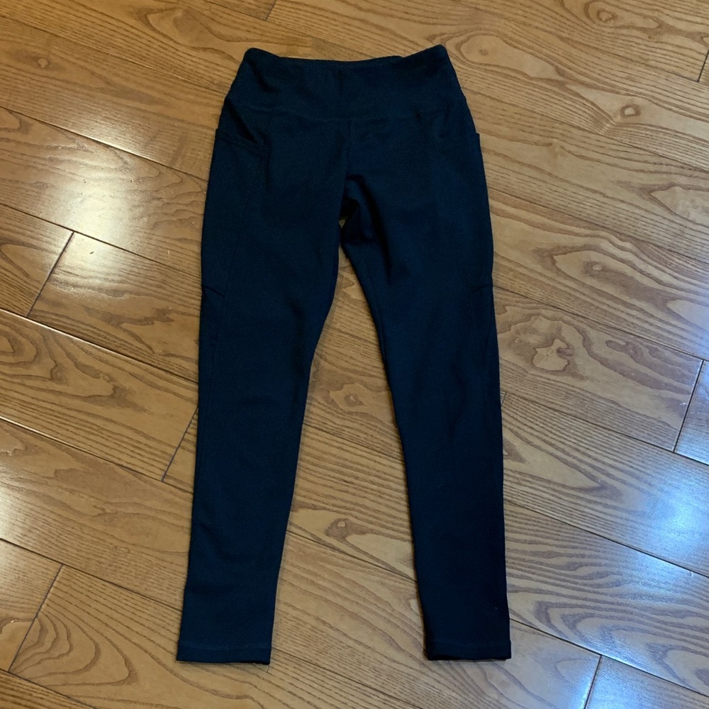 💛2/$20 Black pocket leggings xs women